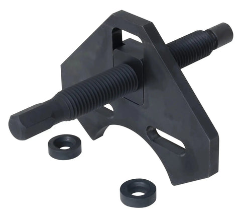 Hub Remover Tool For Frozen Hub Assemblies with 1/2 inch driving plate and washers patent US 12,358,107 front view