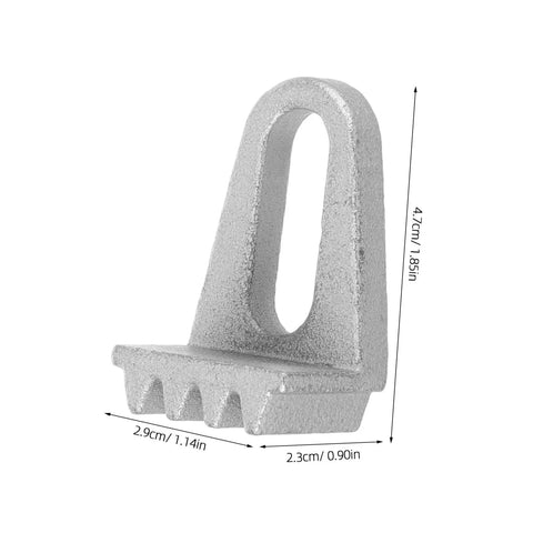 FUNOMOCYA engine flywheel lock assembly, angled front view; metallic gray with a U-shaped loop and serrated base.