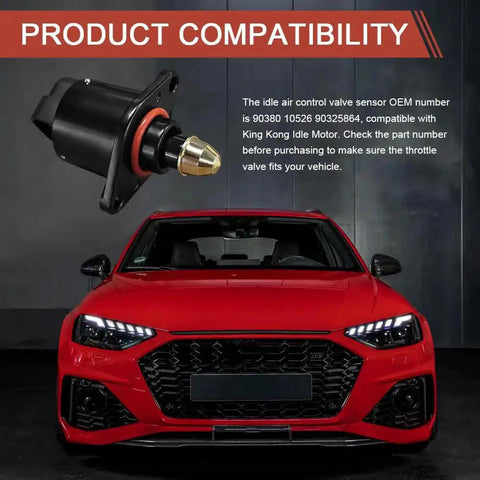 Idle Speed Control Valve and Idle Air Control Valve Throttle Stepper Motor for Stable Engine Operation Vehicle Repair Accessory
