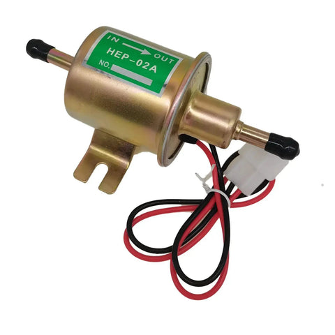 12V Heavy Duty Electric Fuel Pump For Motorcycle Carburetor ATV Trucks Boats Gas And Diesel Engines 2.5 To 4 PSI HEP02A