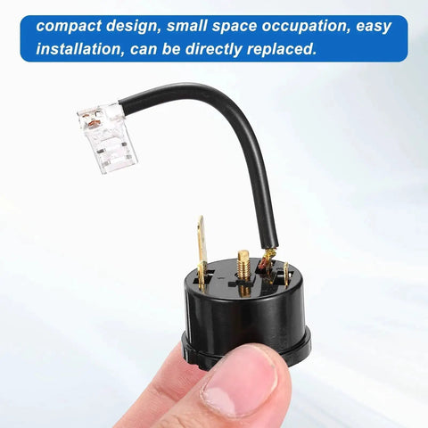 Three Pack Thermal Overload Protector for Refrigerators and Freezers 750W 1HP shown close-up, highlighting two-pin design.