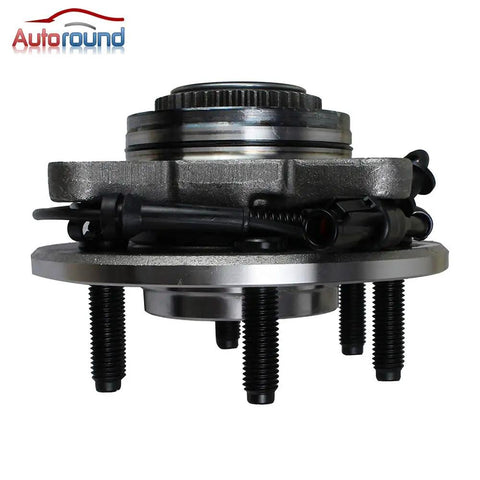 Side view of Front Wheel Hub Bearing Assembly For 4x4 Ford F150 2004 2005 6 Lug With ABS, featuring flange and offset details.