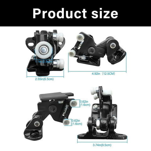 Heavy Duty Truck Door Hinge Roller Assembly With High Load Capacity Metal Construction For Durable Sliding Door Repair Product Size