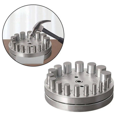 Round Disc Cutter Set Manual Round Punch Heavy Duty Coin Punch Tool For Jewelry Making and Metal Forming Die