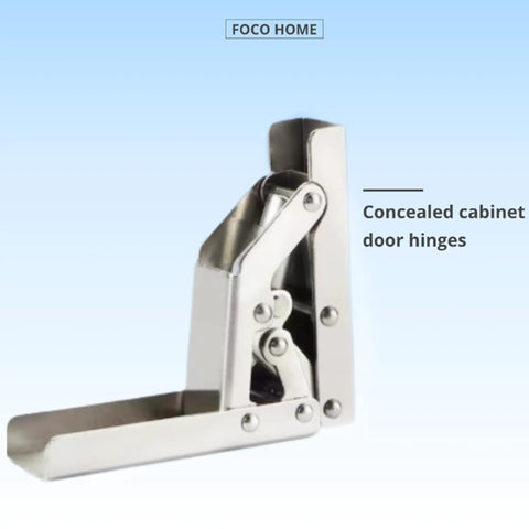 Hidden Cabinet Door Hinges 90 Degree Invisible Folding Hinge 4 Pack With No Visible Hardware For Flush Mount Doors Easy Install