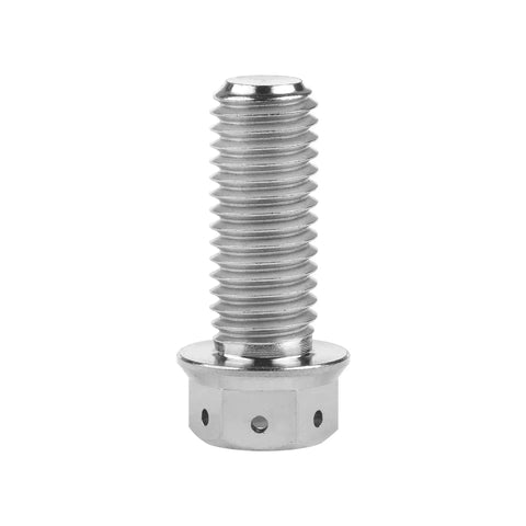 Heavy Duty Titanium Flange Hex Head Bolts M8x25mm Pack Of 4 For Automotive Motorbike And Machinery 6AL4V Grade 5 Titanium Alloy