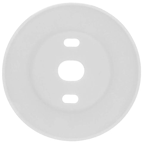 Silicone Backplate Wall Mount For WiFi Thermostats, Fingerprint Resistant Finish, circular, soft touch material front view