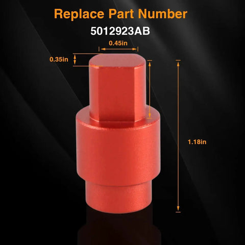 2 Pack Upgraded Aluminum Alloy Temperature Door Servo Couplings For Dodge Ram 1500 1999-2001, 2500 1999-2002, 3500 1999-2002 Replace 5012923AB part