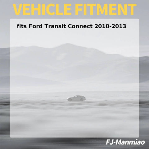 Vehicle fitment chart for Rear Wheel Bearing And Hub Assembly 2 Pack For Transit Connect 2010 2011 2012 2013 Fits Rear Axle