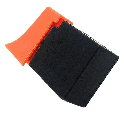 AC220V Switch Replacement for 9237 9227 180mm Polisher Sander, black and orange component, power tools spare part, side view