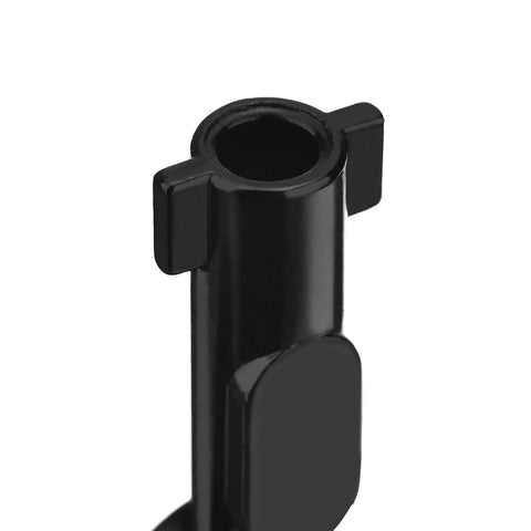 Close-up of black Multi Functional 4 Way Utility Keys For Gas Meter Water Box And Electric Cabinet 2 Pack Panel Keys By Shappy