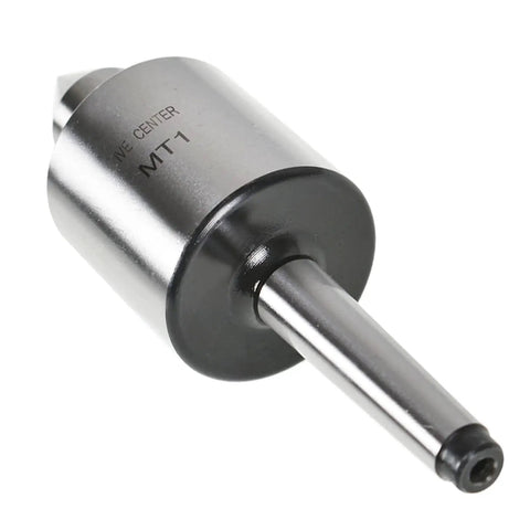 MT1 Medium Duty Live Center With 60 Degree Point And 0.0002 Inch Concentricity Hardened To 61 To 65 HRC Triple Bearing