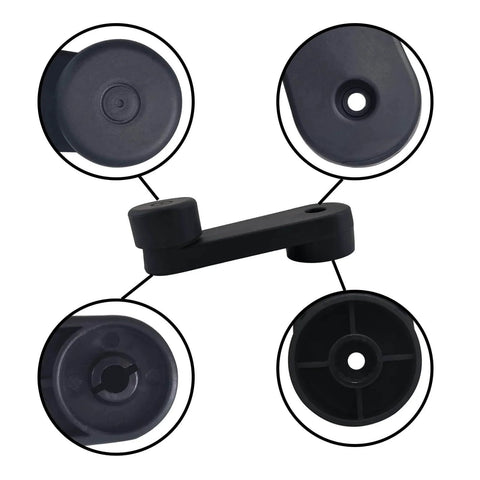 Window Crank Handle 775-5201 Replacement For Freightliner Trucks Black 1 Pack Fits 1991-1996 FLD120 Detailed View
