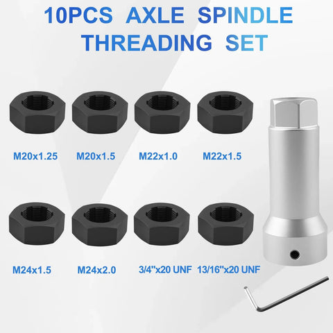 Jet Axle Thread All-In-One Axle Thread Repair Kit For Spindles And Whe...
