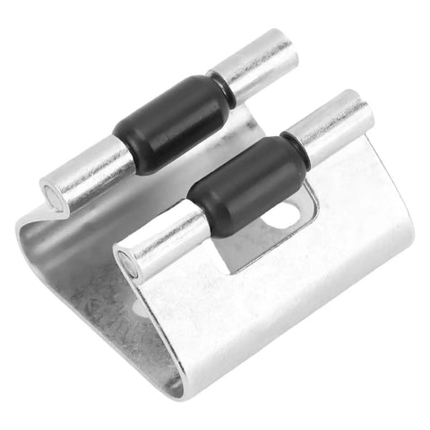 Aramox 316 stainless steel door stopper catch and holder; close-up showing dual rubber-coated posts on mounting bracket