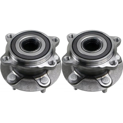 Rear Wheel Bearing And Hub Assembly For Mitsubishi Lancer And Outlander 2007 Through 2015 Two Piece Replacement Kit With Wheel Hub Bearing Compatible 3785A019 40146000 PT530711