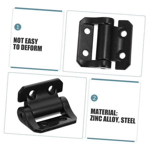 Ultra Smooth Soft Close Cabinet Door Hinge Uonlytech With Damping Zinc Alloy Metal Hinge 3 Nm Torque shown in black zinc alloy steel