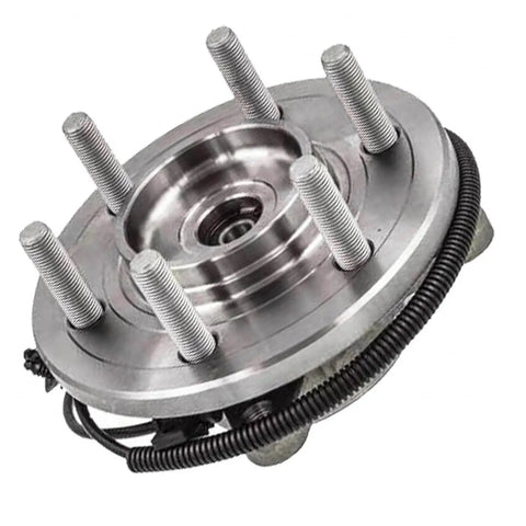 Front Wheel Bearing Hub Assembly Set For 2015 2016 2017 Ford F150 RWD With ABS 6 Lug 2WD Includes Front Left And Front Right Hubs Premium Aftermarket Replacement With 4 Bolt Flange For OE Style Fit And Long Lasting Performance
