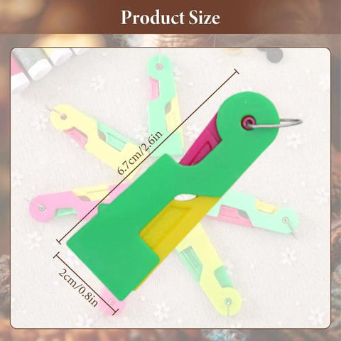Automatic Needle Threader for Hand Sewing and Embroidery Must Have 2025 Upgraded Threading Device Small Needle Eye Tool size 6.7x2 cm