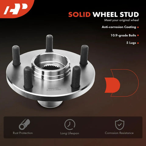 Front Wheel Bearing And Hub Kit 5 Lug Compatible With Toyota Camry 1992 To 2003 Sienna 1998 To 2003 Avalon 1995 To 2004 Solara