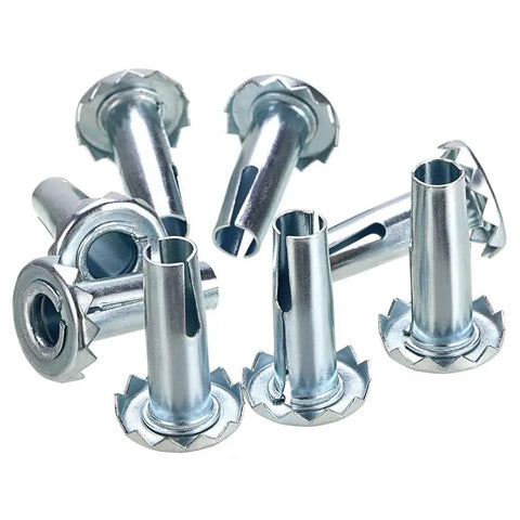 Beefy 12 Pcs Heavy Duty Steel Caster Sockets For Wheel Stems One And A Quarter Inch High By Three Eighths Inch Diameter