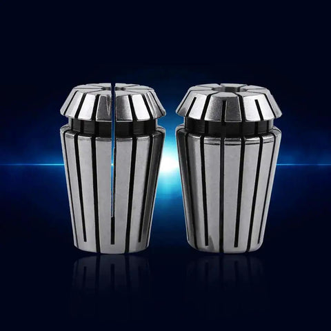 Two spring collets from 15 Piece ER20 Collet Set 1mm To 13mm With 65Mn Steel Spring Collets For CNC Milling Machines And Lathes.