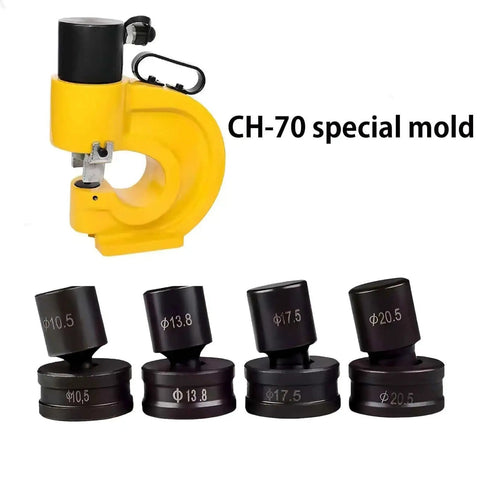 Heavy Duty Square Hole Punch Die Set For Hydraulic Punch Tools Durable Alloy Steel Dies 13 By 13mm Square Punches Compatible With Machines