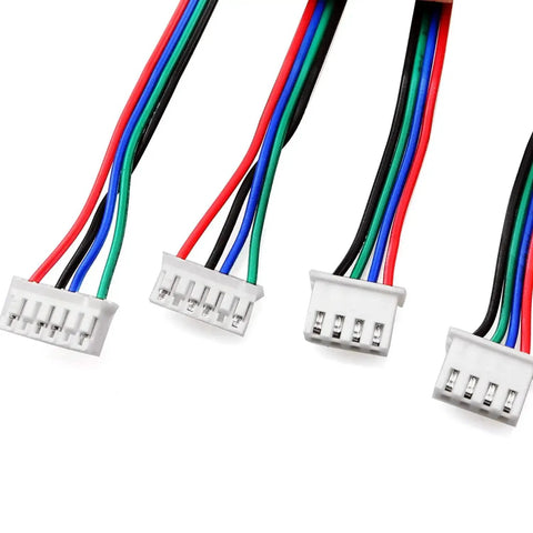 Stepper Motor Wire Kit 2 Pack Two Meter Long Cables For NEMA 17 3D Printer And CNC Projects XH2.54 4 Pin To PH2.0 6 Pin