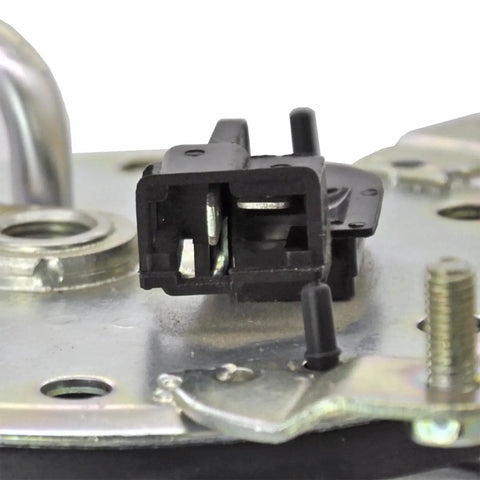 Close-up of Honda Accord Electric Fuel Pump Module Assembly 2.2L L4 Plug And Play Replacement Fits 1990 1991 1992 1993 focus connector.