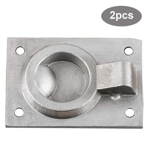 Flush Ring Pull Handles Set Of 2 In Stainless Steel 304 For Boat Hatch Latch And Cabinet Flush Mount Lifting Ring Pull Handle