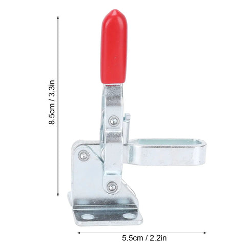 Two Pack Quick Toggle Clamps With Anti Slip Grips Built Tough For Welding Fixtures And Hold Downs Heavy Duty Iron And Plastic Clamp Set