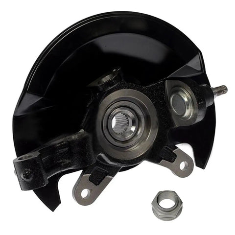 Drop-In Front Left Steering Knuckle And Wheel Bearing Hub Assembly For Honda Civic 2003 2004 2005 1.7L Driver Side Replacement