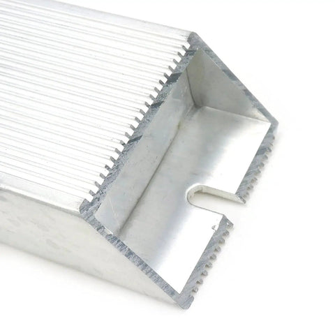 Close-up of Dahszhi 300W 70Ω aluminum braking resistor with solder lug terminals