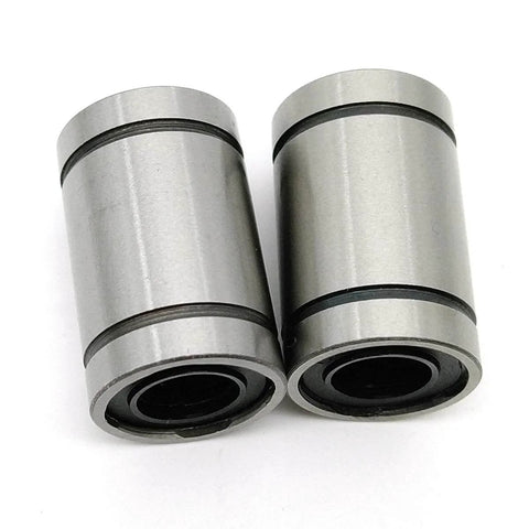 Two Pack LM8UU 8x15x24mm Linear Ball Bearings For CNC Machines And 3D Printers Smooth Motion Bushings 8mm Diameter Reliable LM8