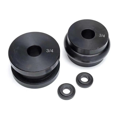 3/4 Inch Round Bead Roll Die Kit For Sheet Metal Upgrades For Motorized Bead Rollers With 3/4 Inch Shafts And 2.5 Inch Spacing