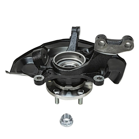 2Pc Front Steering Knuckles And Wheel Bearing Hubs Assembly For 2004 2005 2006 2007 Toyota Highlander AWD 3.3L Gas Replacement Kit Not For 2.4L Or Hybrid