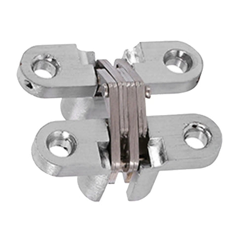 Cross Hinge 180 Degree Invisible Folding Door Hinge For Cabinets And Sliding Doors Zinc Alloy Heavy Duty 10kg Capacity