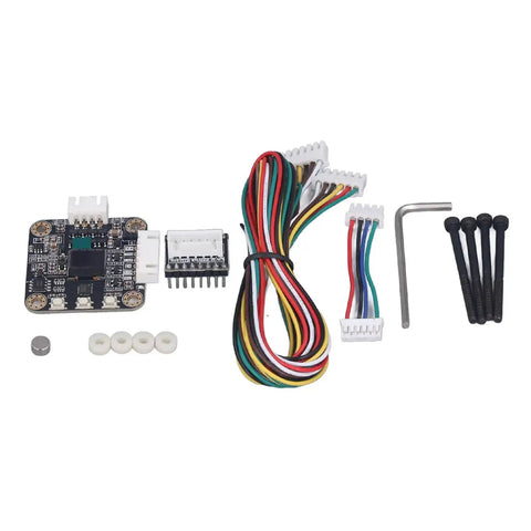 Closed Loop Stepper Driver For Nema17 Motors With Beast Mode Torque And Precise Control parts including board, wires, and screws