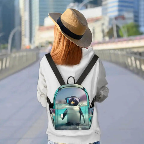 Mini Backpack Purse For Women Multi Functional Go To Everyday Daypack With Adjustable Straps Soft Shoulder Bag shown outdoors