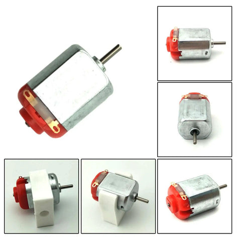 10 Pack Micro 130 DC Brushed Motors 3V To 12V, High Speed 9,000 To 25,000 RPM No Load, Metal Shell, Strong Torque, multiple views