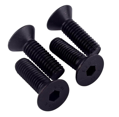 Heavy Duty Three Eighths Inch By Sixteen Thread Socket Cap Flat Head Countersunk Screws Set Of Ten In Alloy Steel Grade Ten Point Nine