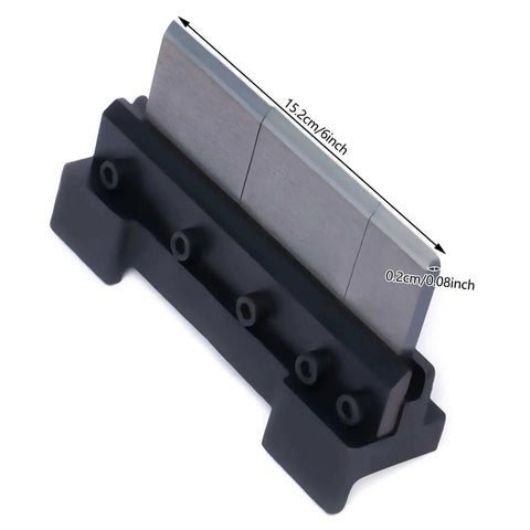 Magnetic Vise Mount Brake Bender for Metalworking, heavy duty cast steel tool for bending steel, copper, aluminum sheets up to 6in width.