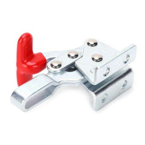 Front view of the Two Pack Beefy Welding Toggle Clamp Set Quick Release Hold Down Latch For Woodworking Jigs And Fixtures.