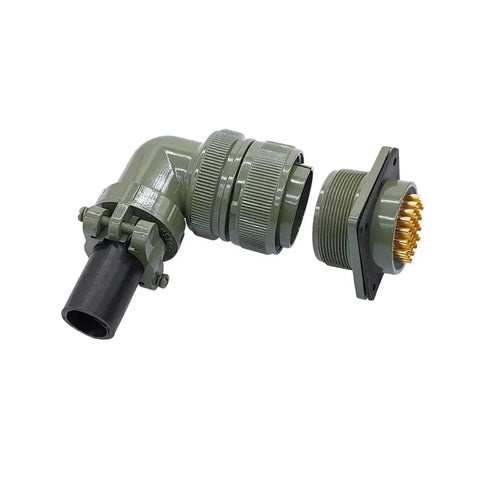 Mil Spec MIL-C 5015 Circular Connector With MS3102A Socket And 3108 Plug 28-21S for rugged aviation and industrial use