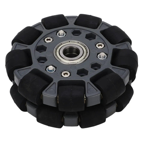 Omni Directional Robot Wheel 100mm With Center Bearing For Robot Cars And DIY Projects featuring 360 Degree Rotation and Easy Steering