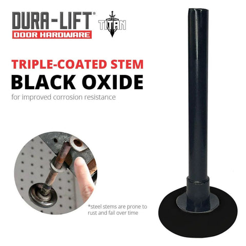 Quiet 2 In Sealed Nylon Garage Door Roller With 4 In Corrosion Resistant Stem 10 Pack Durable 6200ZZ Bearing Display