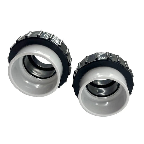Two Pack Hi Temp 2 Inch MIP To 2 Inch PVC Union Replacement For Pentair Whisperflo And Intelliflo Pool Pumps Compatible With Inground Pools And Spas CMP 21063 200 000 Durable Build For Long Lasting Pool Side Use