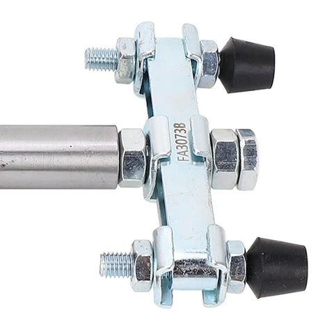 Double Headed Push Pull Quick Release Toggle Clamp for woodworking jigs and fixtures with nodular cast iron base and plastic handles