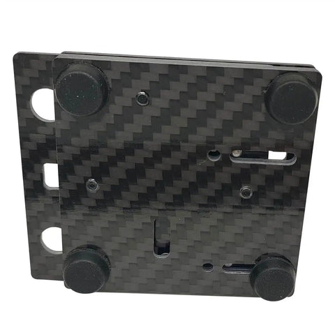 Top view of DIY Carbon Fiber Welding Jigs For Soldering Small Station With Pocket Hole Jig and Wire Jig, black and lightweight design