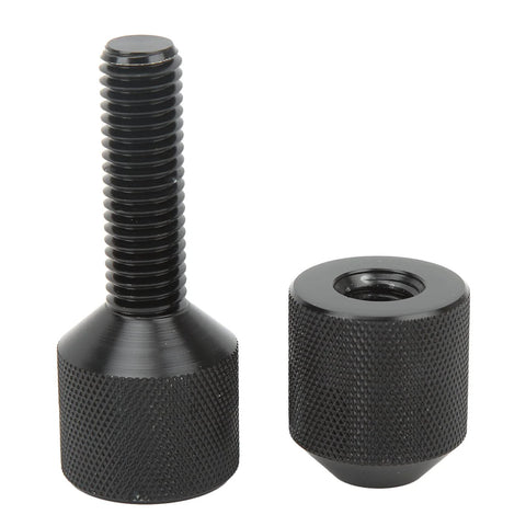 Two Hole Pipe Flange Alignment Pins In Anodized Black Aluminum, Flange Aligners for automotive, marine, and machinery
